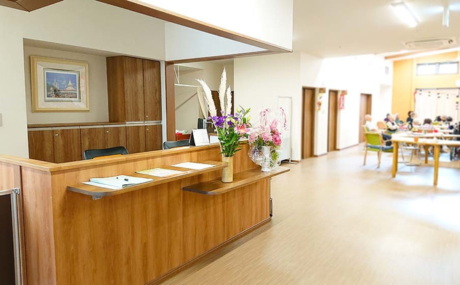 カウンター受付